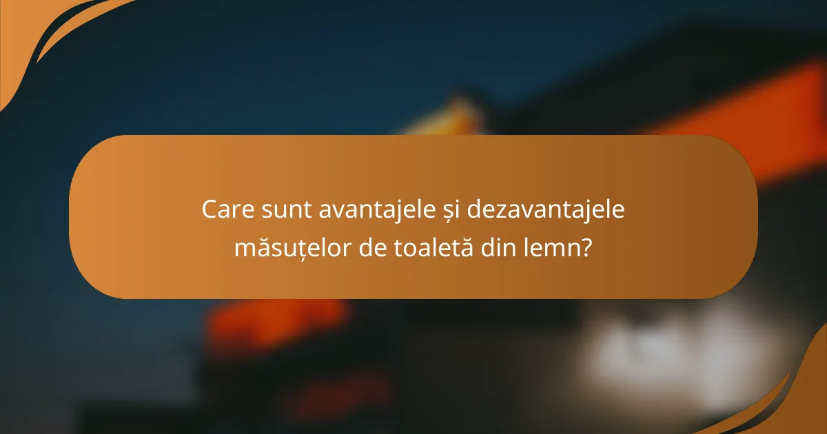 Care sunt avantajele și dezavantajele măsuțelor de toaletă din lemn?