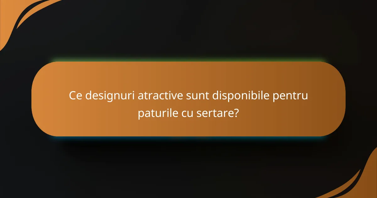 Ce designuri atractive sunt disponibile pentru paturile cu sertare?